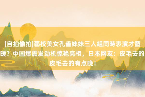 [自拍偷拍]藝校美女孔雀妹妹三人組同時表演才藝 中日回暖？中国爆震发动机惊艳亮相，日本网友：皮毛去的有点晚！